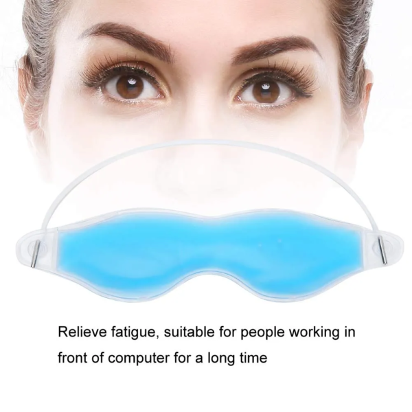 Relaxing Tired Eyes & Headache Relief Hot Cold Cooling Gel Eye Mask Ice Bag - Image 9