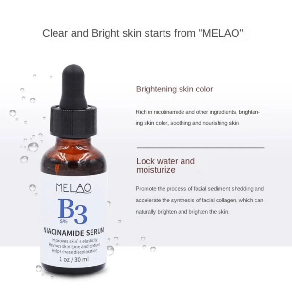 Melao B3 5% Glutathione Niacinamide Serum – 30ml - Image 2