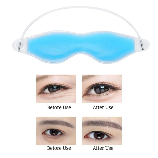 Relaxing Tired Eyes & Headache Relief Hot Cold Cooling Gel Eye Mask Ice Bag - Image 5