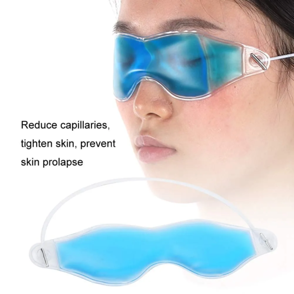 Relaxing Tired Eyes & Headache Relief Hot Cold Cooling Gel Eye Mask Ice Bag - Image 6