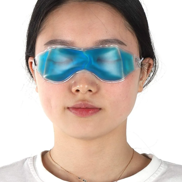 Relaxing Tired Eyes & Headache Relief Hot Cold Cooling Gel Eye Mask Ice Bag - Image 7