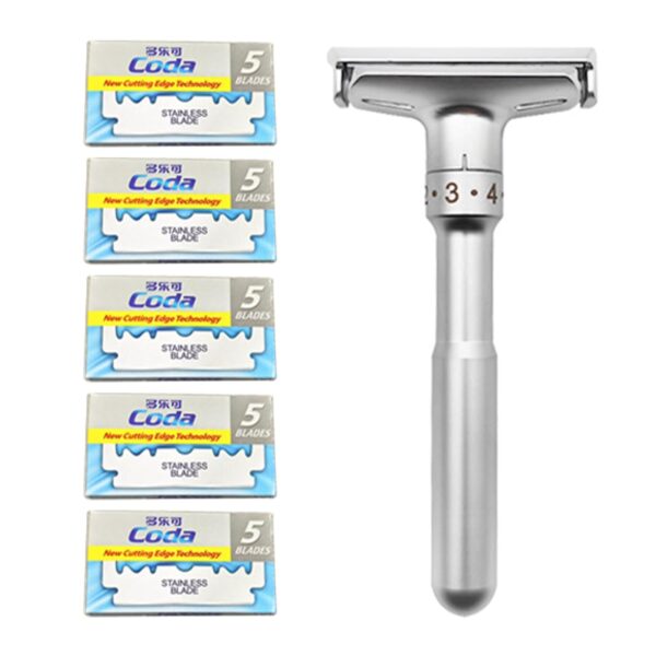 Professional Vintage Adjustable Double Edge Safety Razor/পুরুষদের শেভিং রেজার