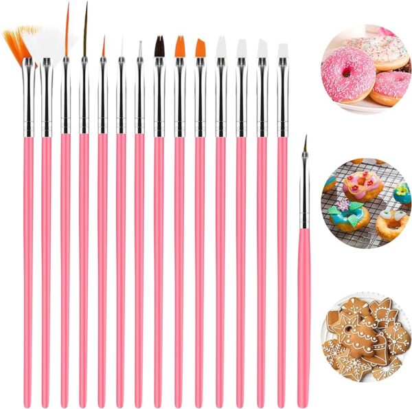 15pcs Nail Art Painting Brush Set - Image 2