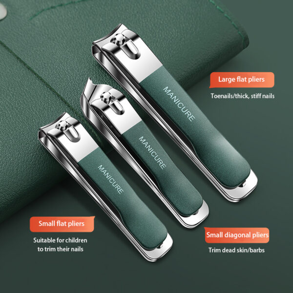 High quality 16 Set of Portable Nail Clipper Set/পোর্টেবল নক ক্লিপার সেটের উচ্চ মানের 16 সেট - Image 4