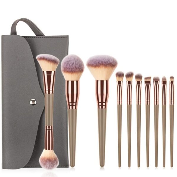 Professional makeup brush set/প্রিয়াম কোয়াটি মেক-আপ ব্রাশ সেট - Image 11