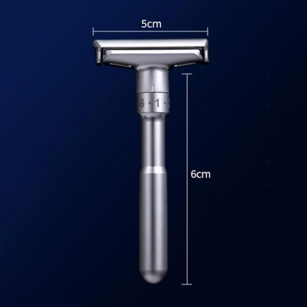 Professional Vintage Adjustable Double Edge Safety Razor/পুরুষদের শেভিং রেজার - Image 6