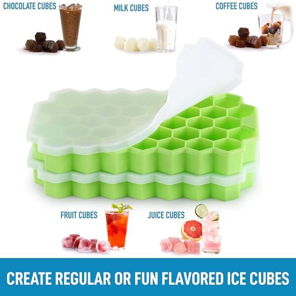 Silicone Ice Cube Tray 37 Cavity