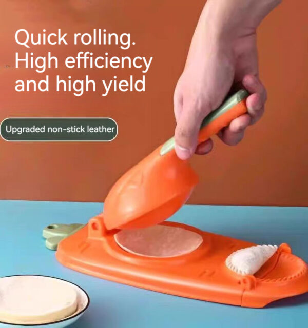 Household Dumplings Kitchen Artifact Pressing, Dumpling Skin Maker Dumpling Moulds Dumpling Skin Artifact Manual Pressing Dough Tool 2 In 1 Mould Manual Skin Press