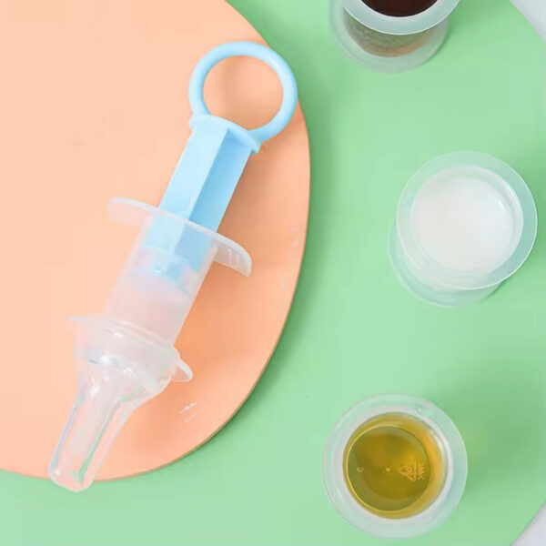 Baby Medicine Feeder Children Squeeze Syringe Feeder Soft Silicone Pacifier Anti-Choking Medicine Dropper Dispenser for Feeding Medicine Water Juice - Image 2