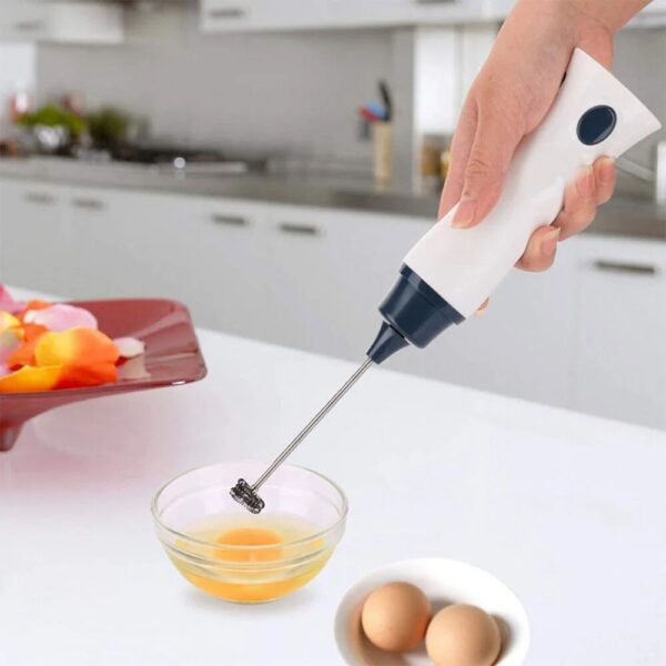 220V Milk Bubbler Rechargeable Automatic Egg Beater Electric Household Small Electric Hand Mixer Beater - Image 3