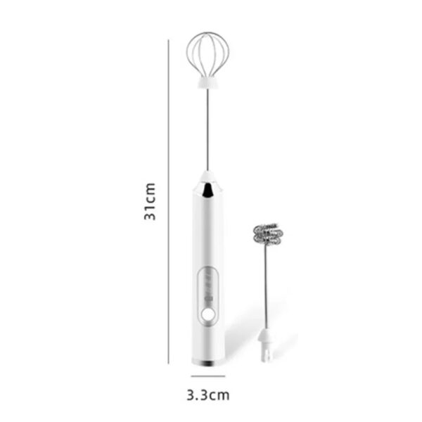 Hand Mixer Electric Milk Frother Whisk Egg Beater USB Rechargeable Handheld Coffee Blender Milk Shaker Mixer Foamer Food Blender - Image 5