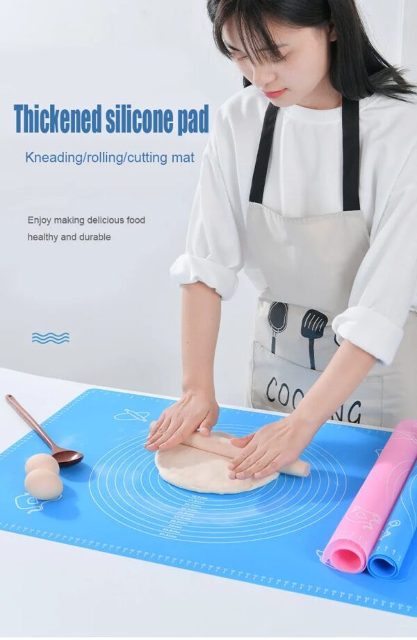 Silicone Mat with Measurements for Baking Mat Dough Pad with Scales Sugar Craft Fondant Enlarged and Thickened Version - Image 6